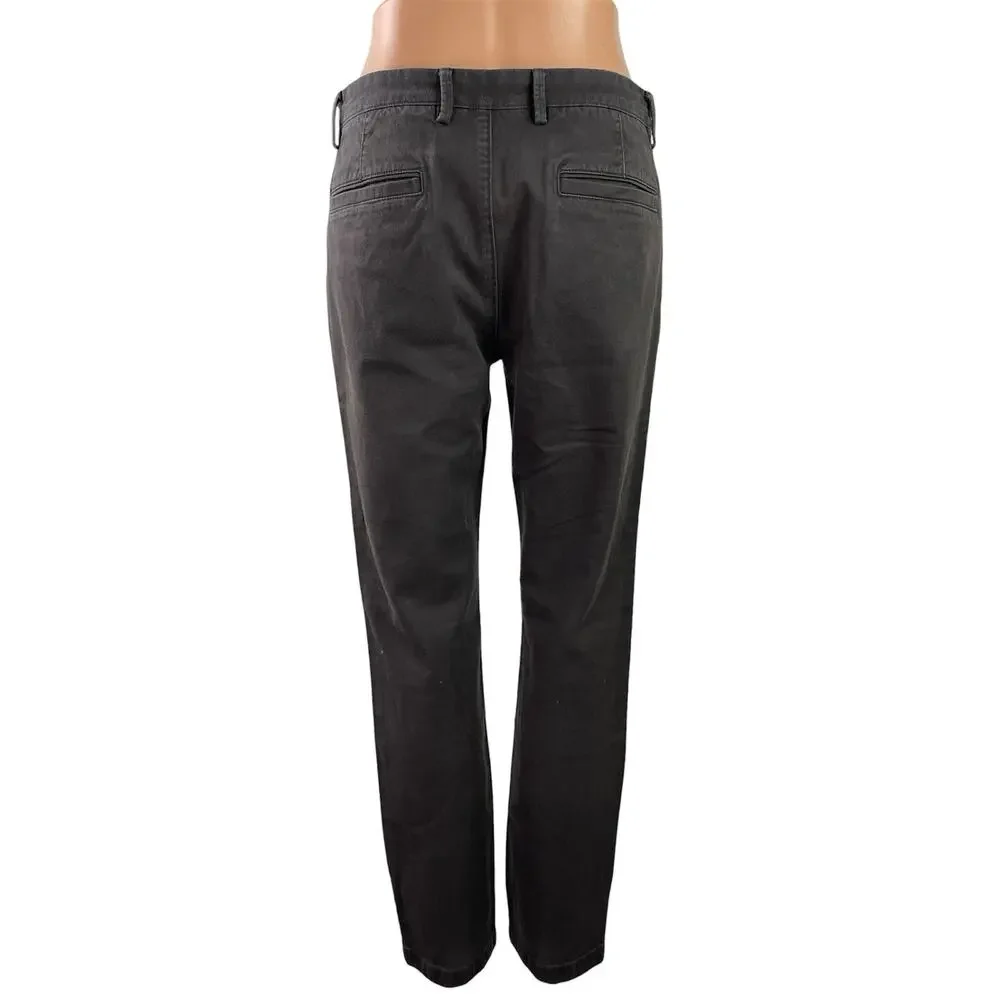 ONS Women's Black Washed High Waisted Straight Leg Denim Jeans Size 29x30